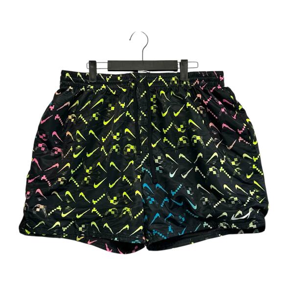 Nike Digi Swoosh Ombre Lap 7" Volley Swim Trunks Men's Sz XXL Black Multi Sporty - Picture 1 of 6